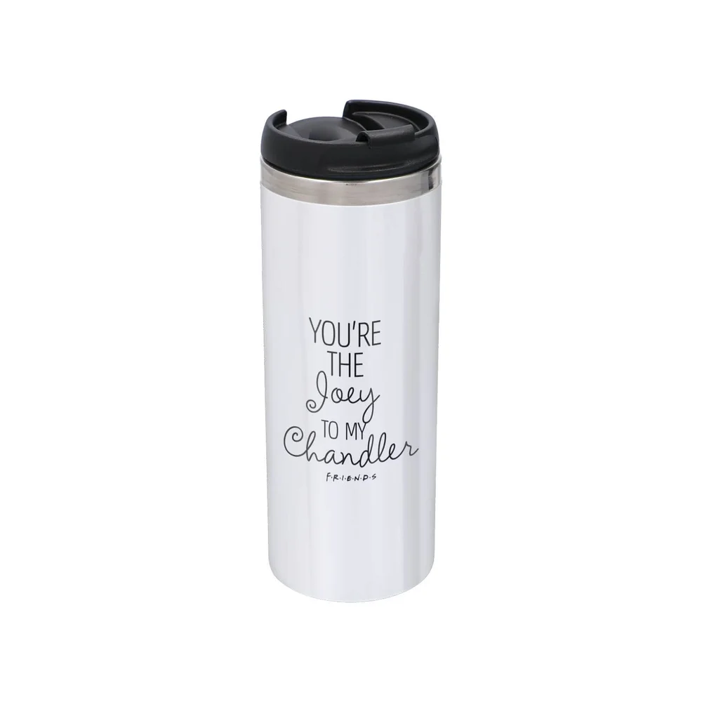 Friends You're The Joey To My Chandler Stainless Steel Thermo Travel Mug - Metallic Finish Afbeelding 1