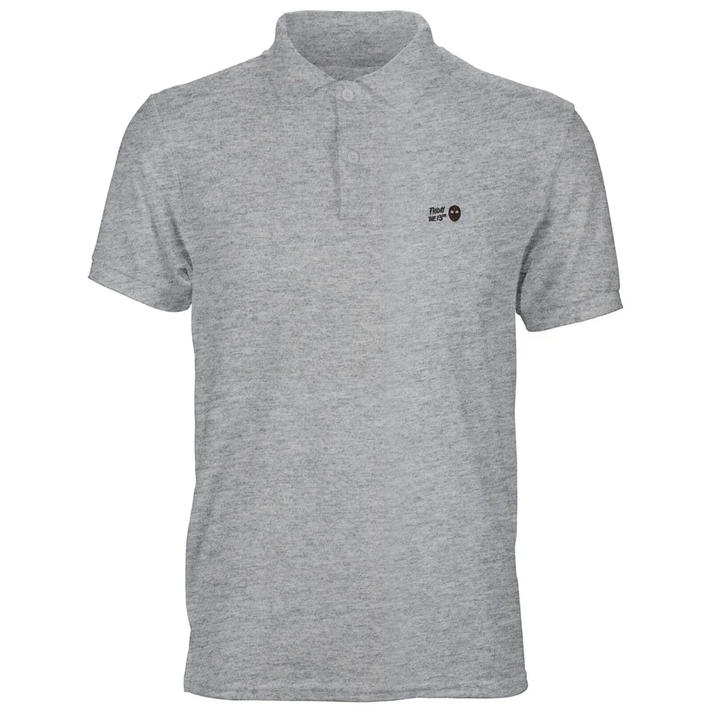 Friday 13th Unisex Polo - Grey - S Afbeelding 1