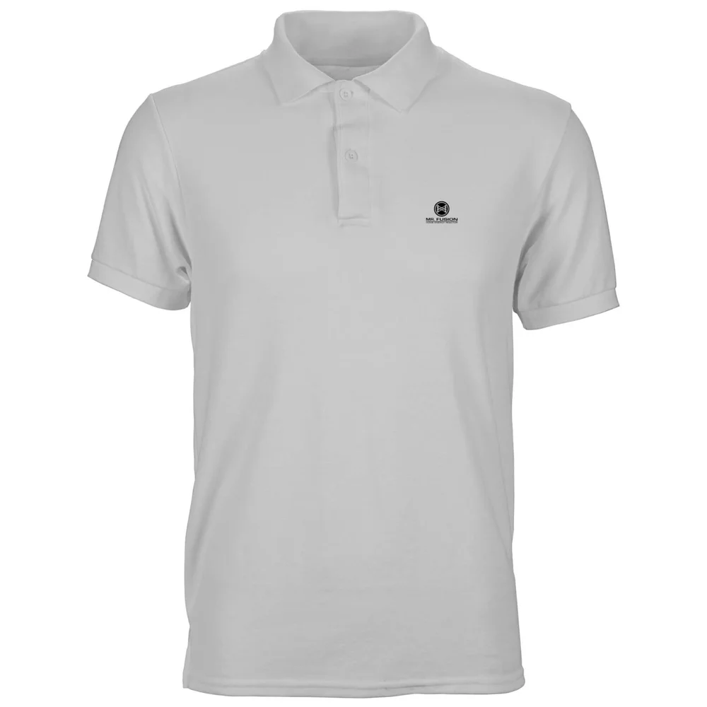 Back To The Future Mr. Fusion Unisex Polo - White - S Afbeelding 1