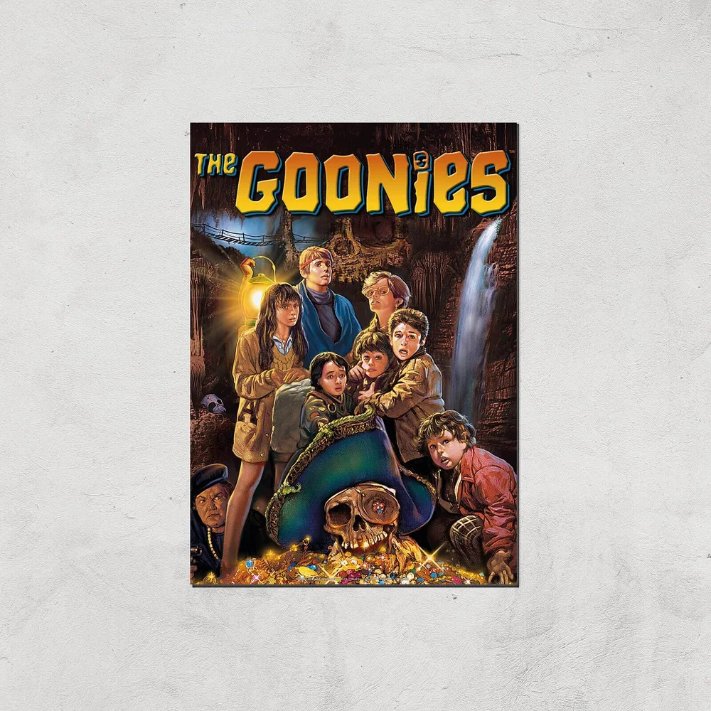 The Goonies Classic Cover Giclee Art Print - A4 - Print Only Afbeelding 1