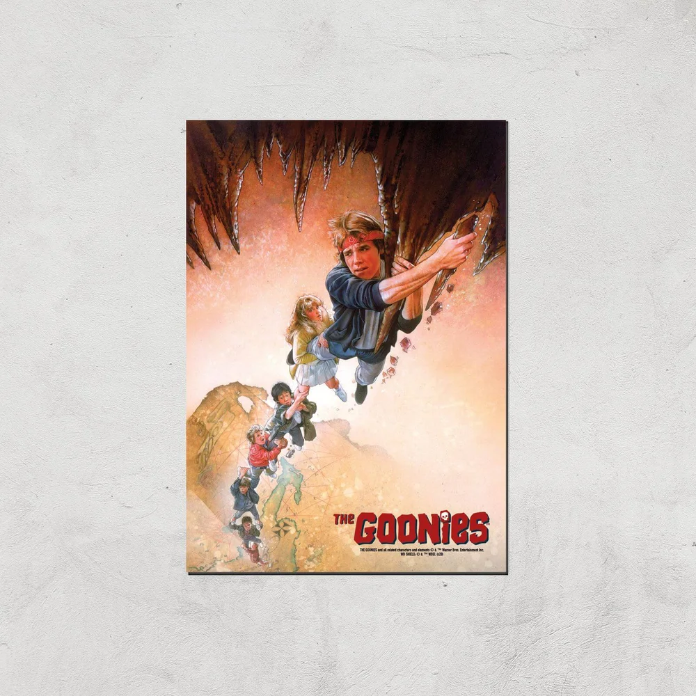The Goonies Retro Poster Giclee Art Print - A4 - Print Only Afbeelding 1