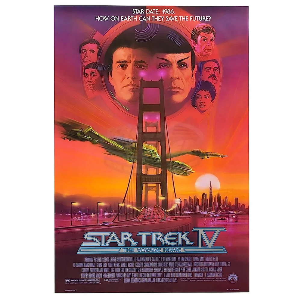 Star Trek Stripboek Voyage Home Poster Afbeelding 1
