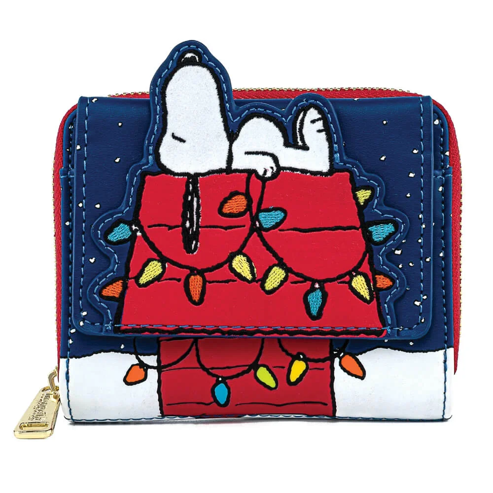 Loungefly Peanuts Vakantie Snoopy Huis Portemonnee Afbeelding 1