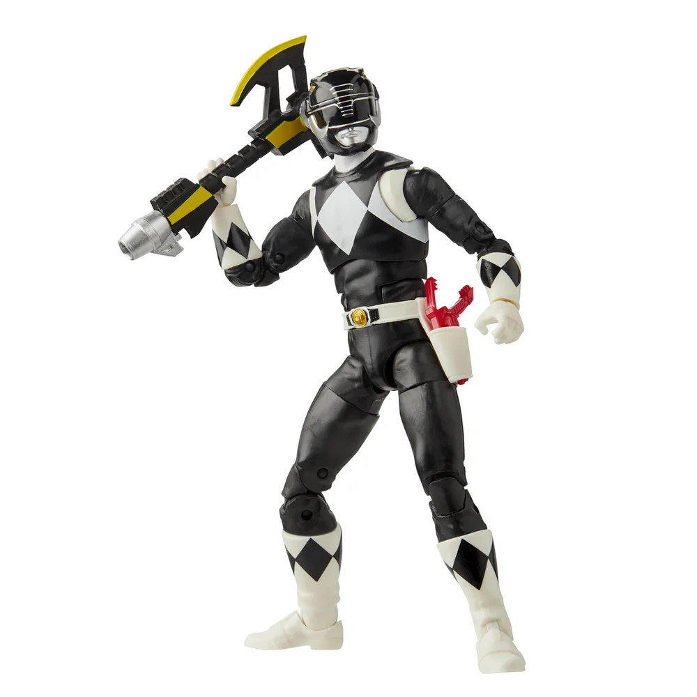 Hasbro Power Rangers Lightning Collection Mighty Morphin Black Ranger Action Figure Afbeelding 1