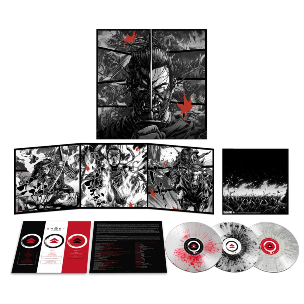Ghost of Tsushima (Music From The Video Game) 3xLP (Splattered) Afbeelding 1