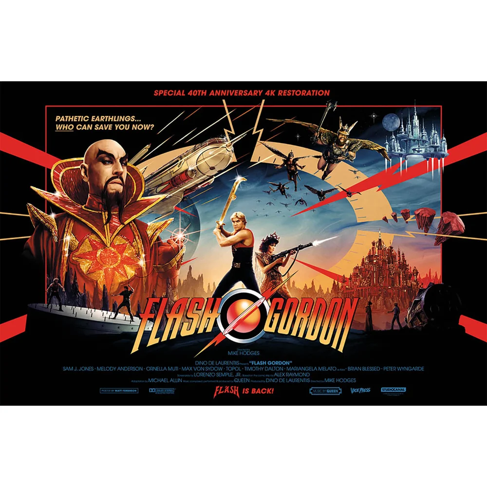 Flash Gordon Limited Edition Lithograph by Matt Ferguson Afbeelding 1