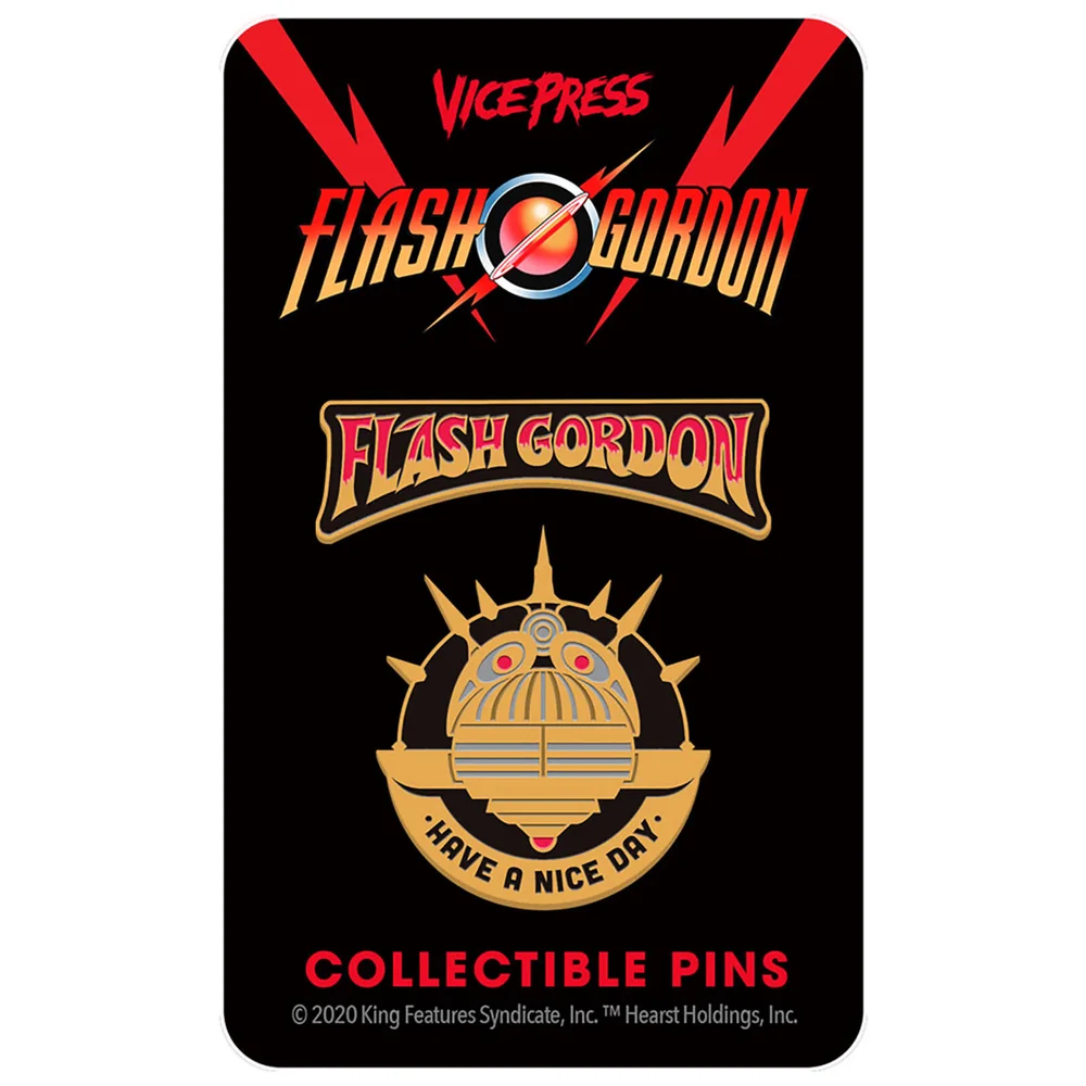 Flash Gordon Limited Edition Hard Emaille Pin Set 2 van Florey Afbeelding 1
