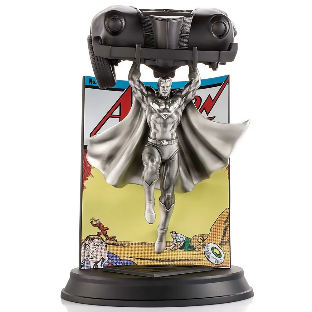 Royal Selangor DC Comics Action Comics #1 Limited Edition Superman Tinnen Beeldje - 800 Stuks Wereldwijd Afbeelding 1