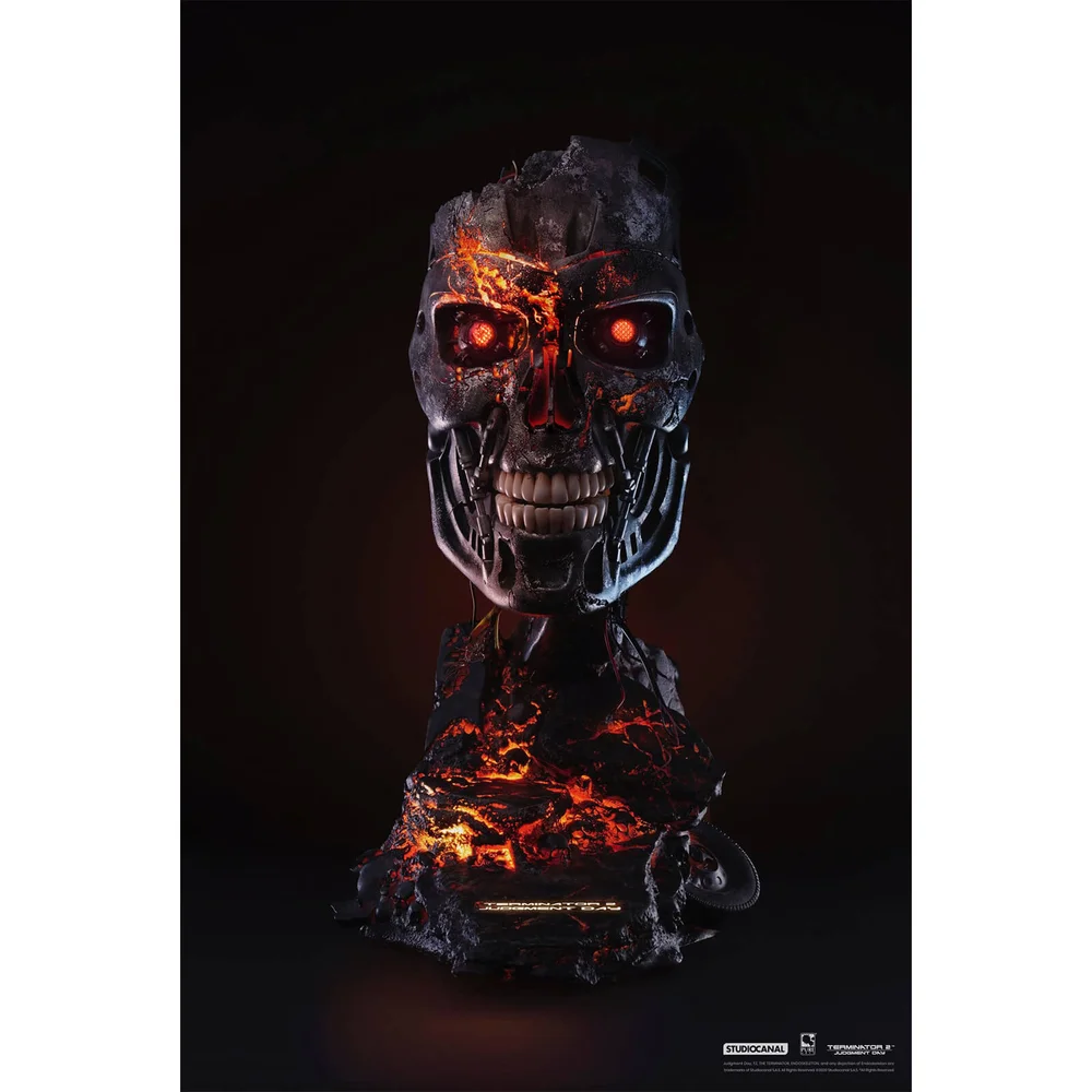 PureArts Terminator T-800 Battle Damaged 1:1 Schaal Art Mask - Beperkt tot 2029 stuks wereldwijd Afbeelding 1