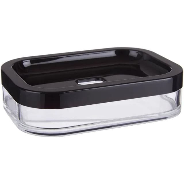Ando Soap Dish - Black Acrylic