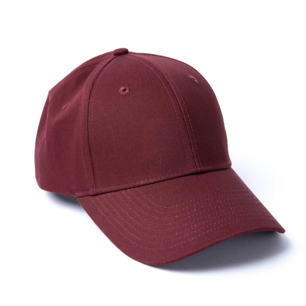 Milliner 6 Panel Cotton Baseball Cap Fired Brick Mr Flat Embroidered Afbeelding 1