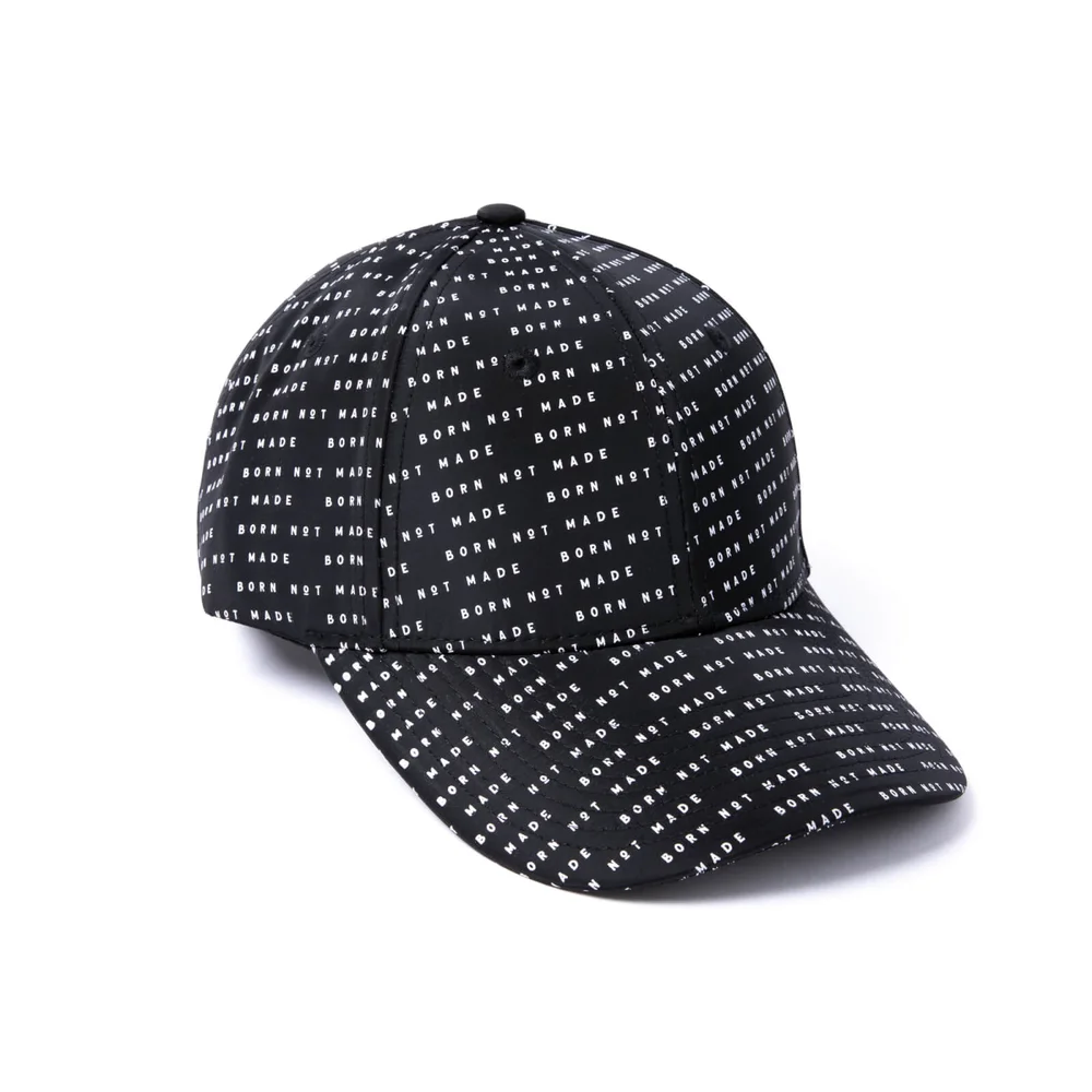 Milliner 6 Panel Nylon Black Repeat Printed Afbeelding 1
