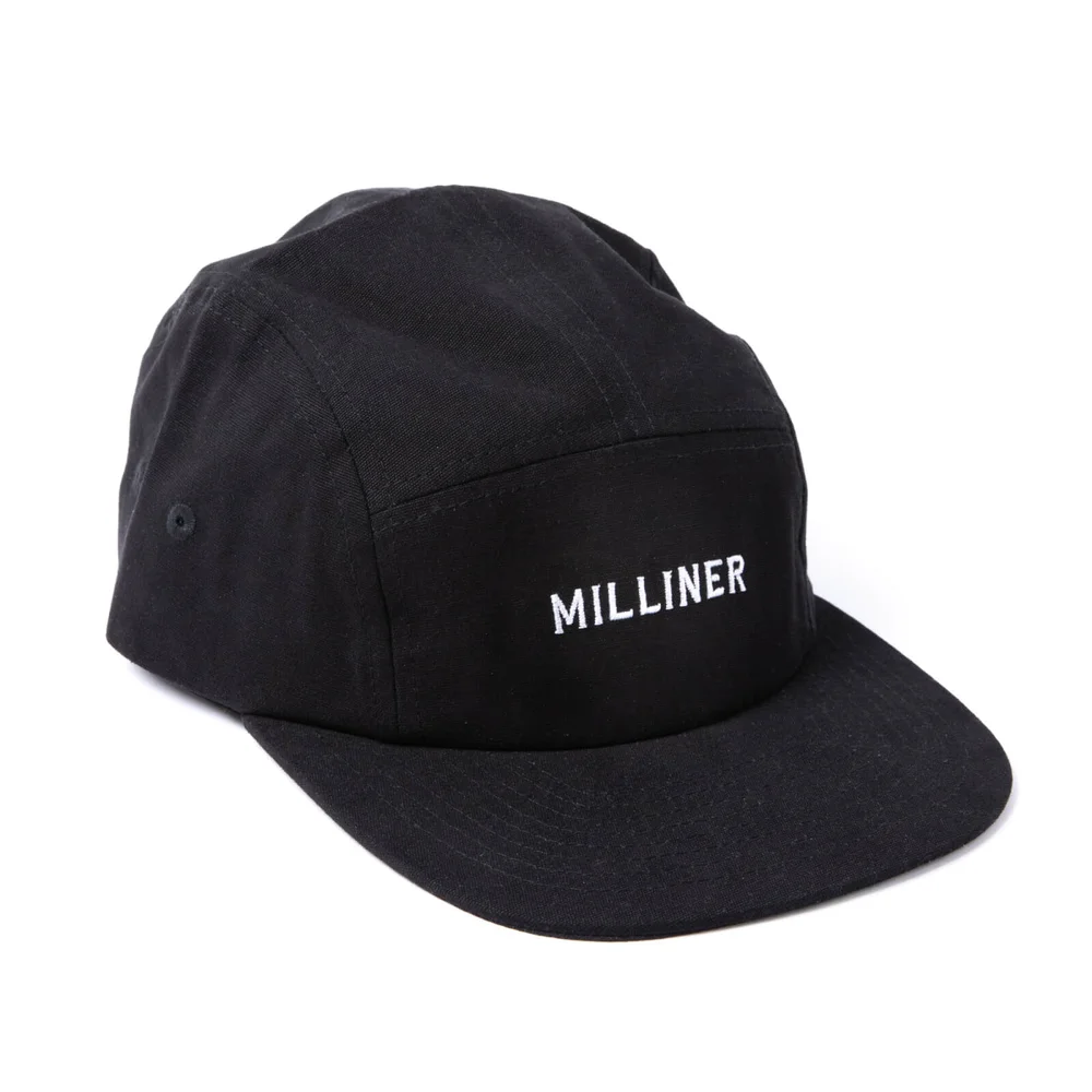 Milliner 5 Panel Cotton Black with Milliner Embroidered Afbeelding 1