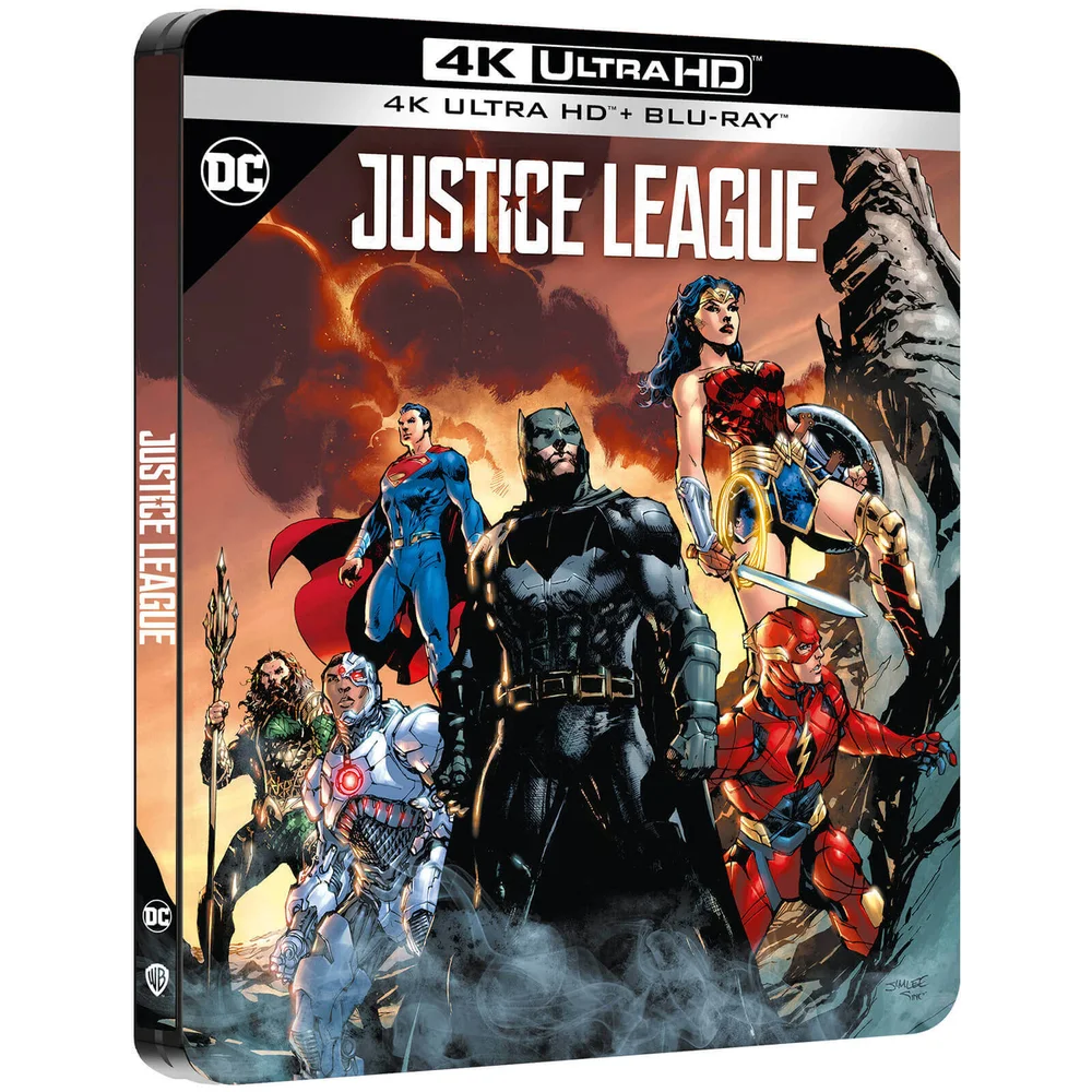 Justice League - Zavvi Exclusief 4K Ultra HD Steelbook (Inclusief 2D Blu-ray) Afbeelding 1