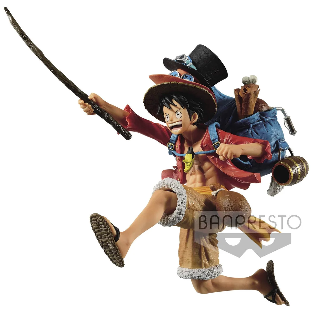 Banpresto One Piece Three Brothers Figure (A:Monkey.D.Luffy) Afbeelding 1