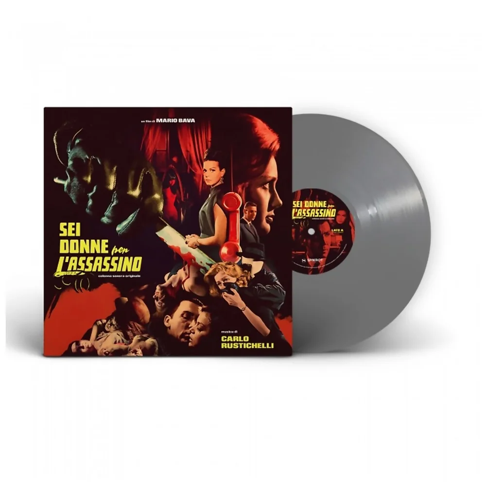 Carlo Rustichelli - Sei Donne Per L'Assassino (aka Blood And Black Lace) LP Afbeelding 1