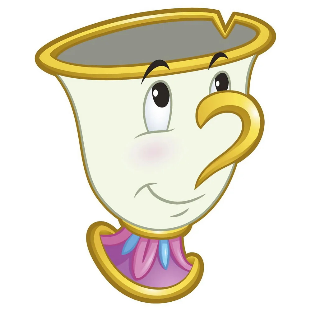 Disney Beauty and the Beast Chip Microfiber Strandlaken Afbeelding 1