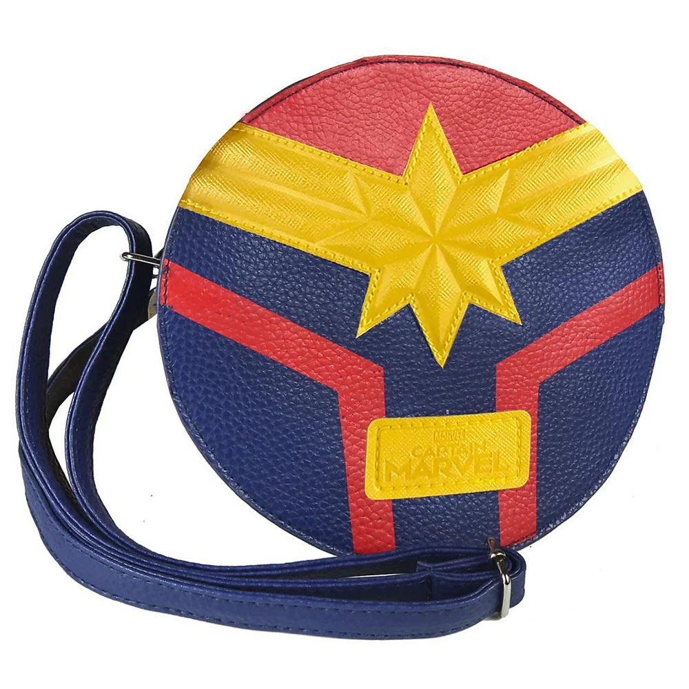 Marvel Captain Marvel Schoudertas van Kunstleer - Blauw Afbeelding 1