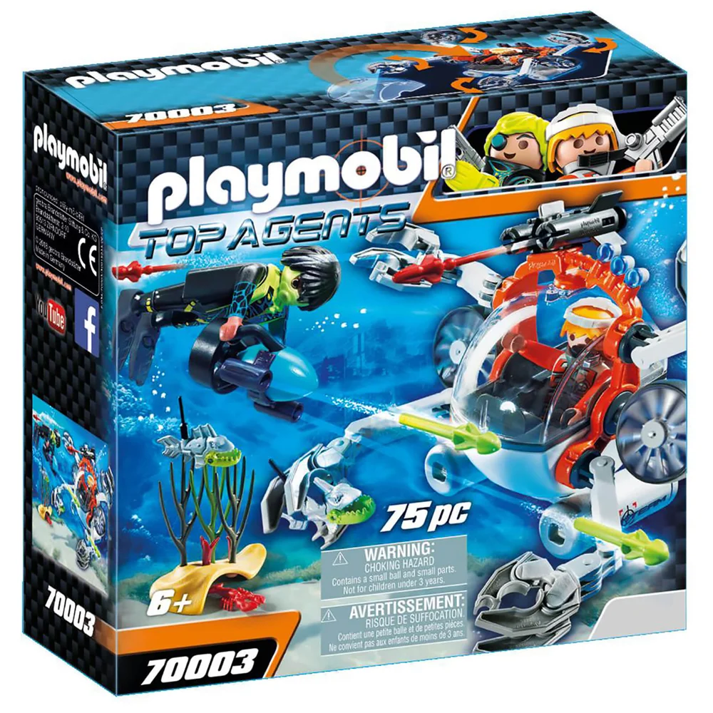 Playmobil Top Agents Spy Team Sub Bot (70003) Afbeelding 1