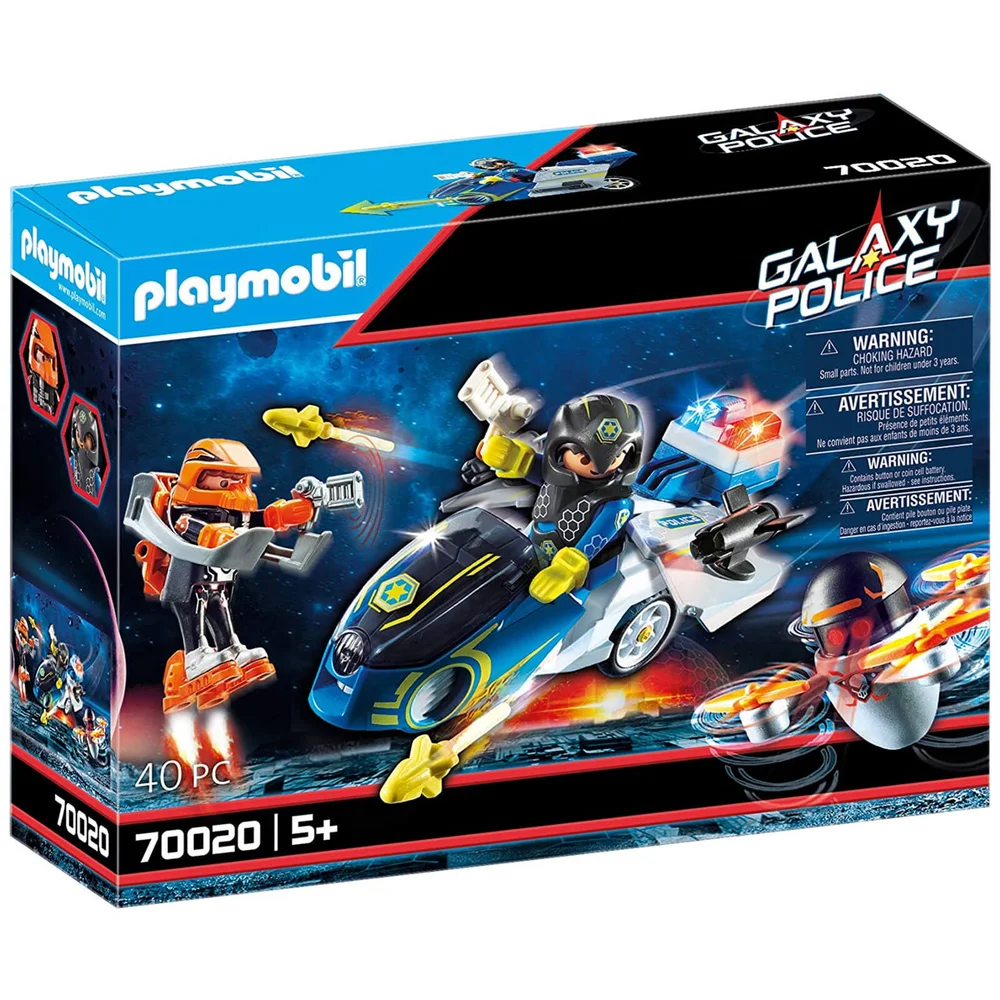 Playmobil Galaxy Politiefiets (70020) Afbeelding 1