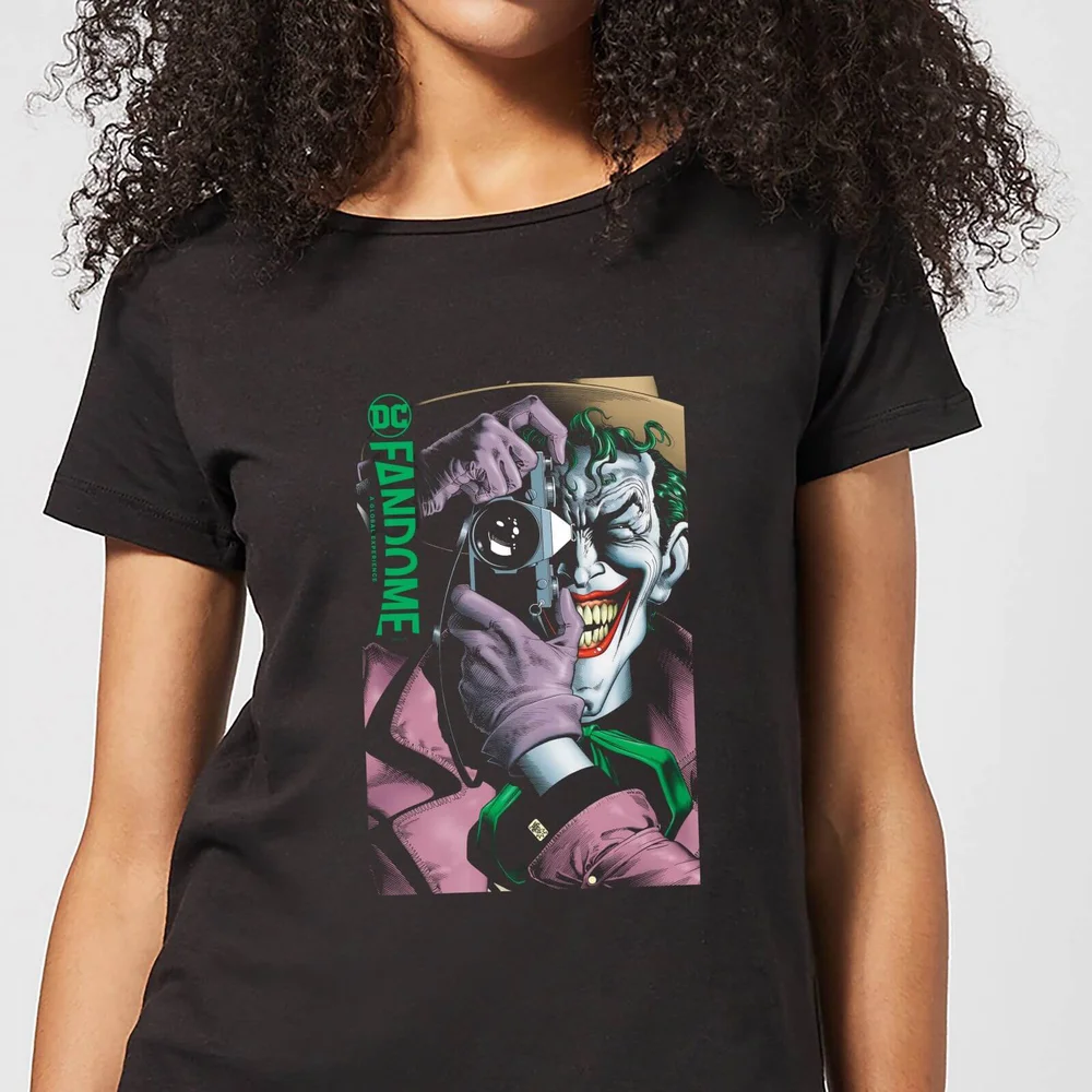 DC Fandome Joker Women's T-Shirt - Black - XS Afbeelding 1