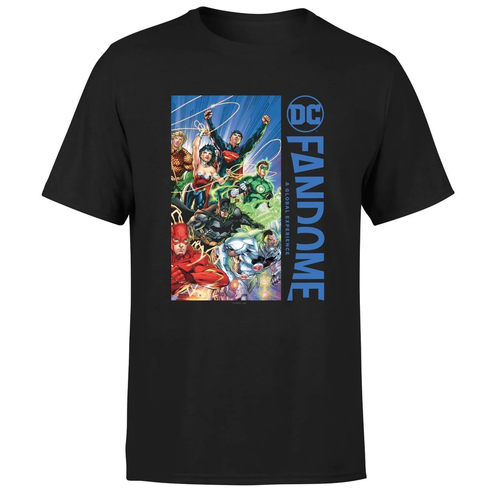 DC Fandome Justice League Men's T-Shirt - Black - S Afbeelding 1