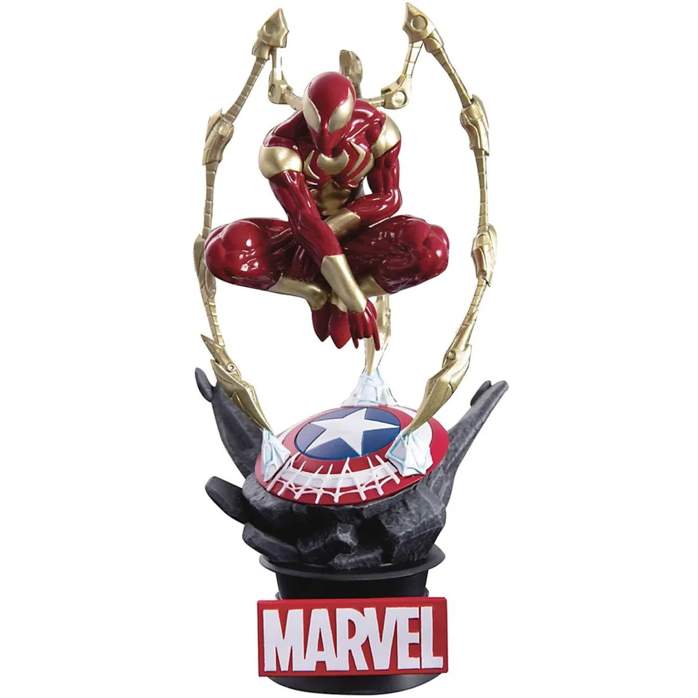 Beast Kingdom Marvel Comics Iron Spider-Man D-Select Diorama Afbeelding 1