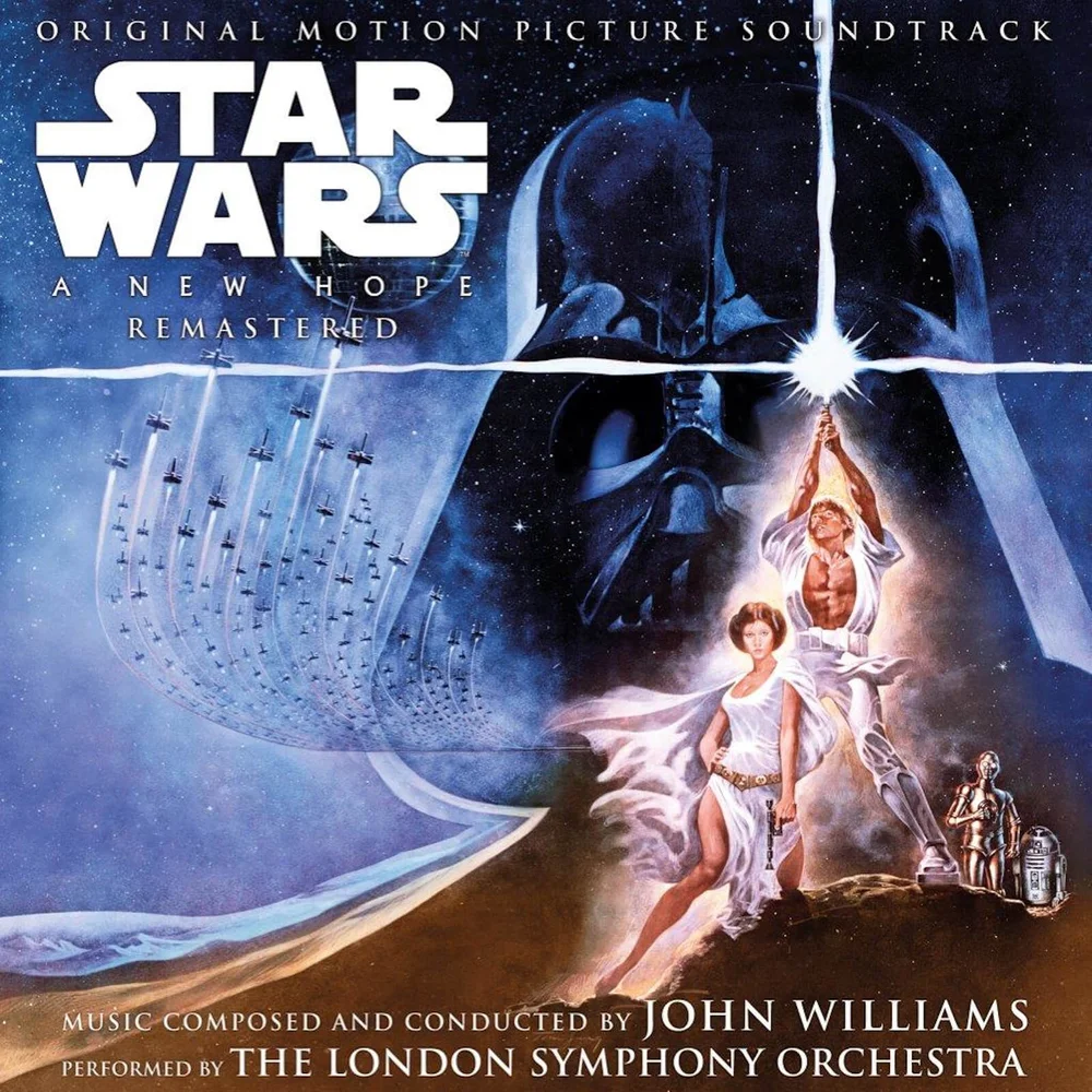 Star Wars 'A New Hope' Originele Film Soundtrack 2LP Afbeelding 1