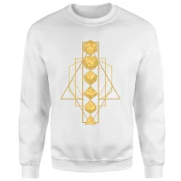 Dungeons & Dragons Celestial Dice Sweatshirt - Wit