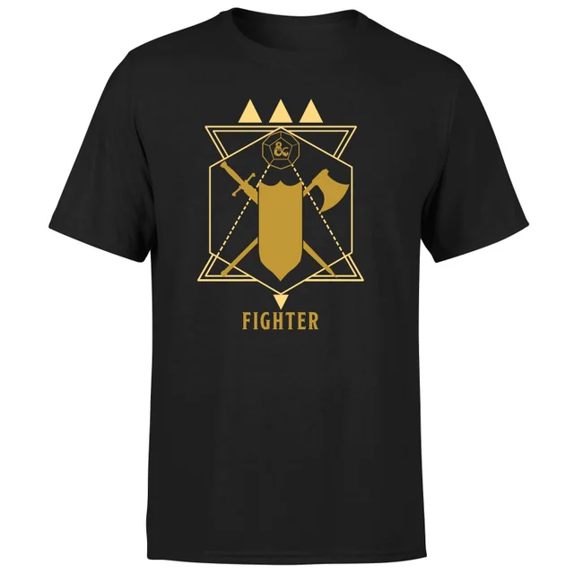 Dungeons & Dragons Fighter Men's T-Shirt - Zwart