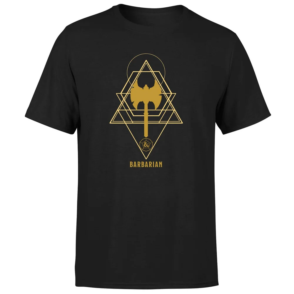 Dungeons & Dragons Barbarian Men's T-Shirt - Zwart - S Afbeelding 1