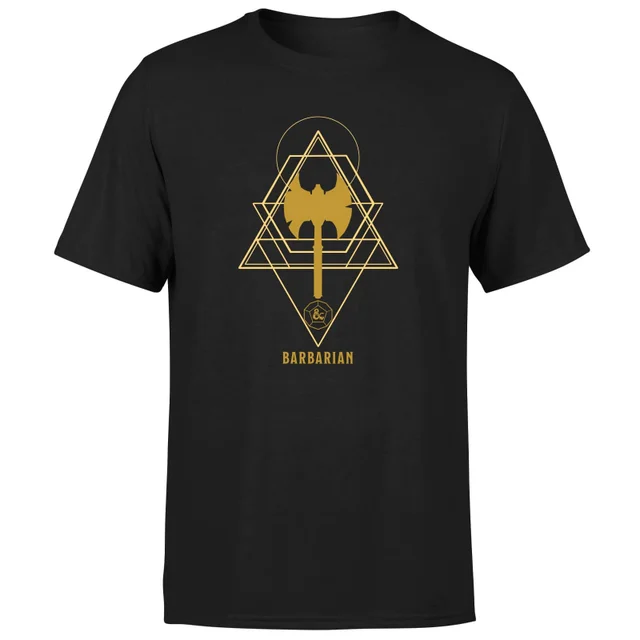Dungeons & Dragons Barbarian Men's T-Shirt - Zwart