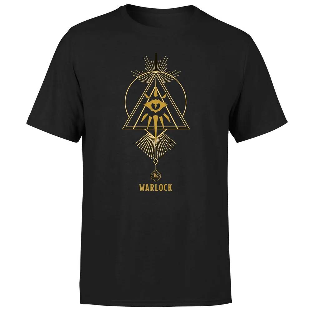 Dungeons & Dragons Warlock Men's T-Shirt - Zwart - S Afbeelding 1