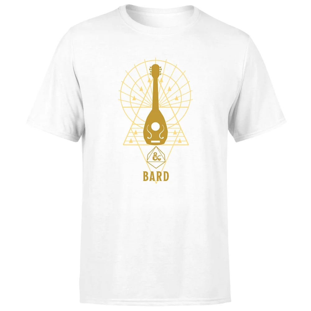 Dungeons & Dragons Bard Men's T-Shirt - Wit - S Afbeelding 1