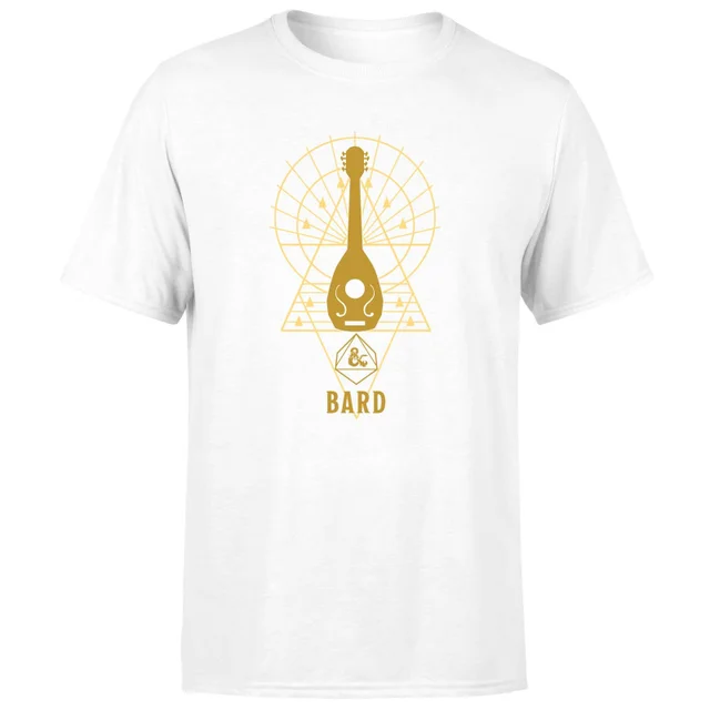 Dungeons & Dragons Bard Men's T-Shirt - Wit