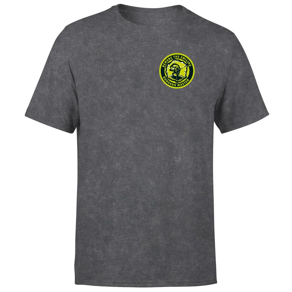 Dungeons & Dragons Smiling DM Unisex T-Shirt - Zwart Acid Wash - S Afbeelding 1