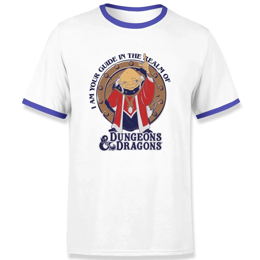 Dungeons & Dragons D&D Cartoon Dungeon Master Unisex T-Shirt - Wit - S Afbeelding 1