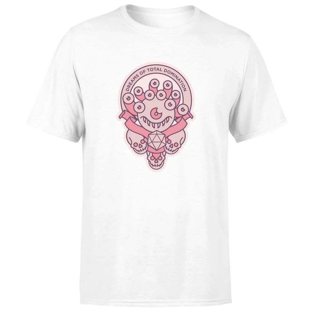 Dungeons & Dragons Beholder Dreams Men's T-Shirt - Wit - S Afbeelding 1