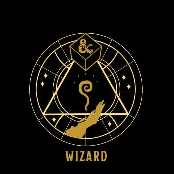 Dungeons & Dragons Wizard Men's T-Shirt - Zwart