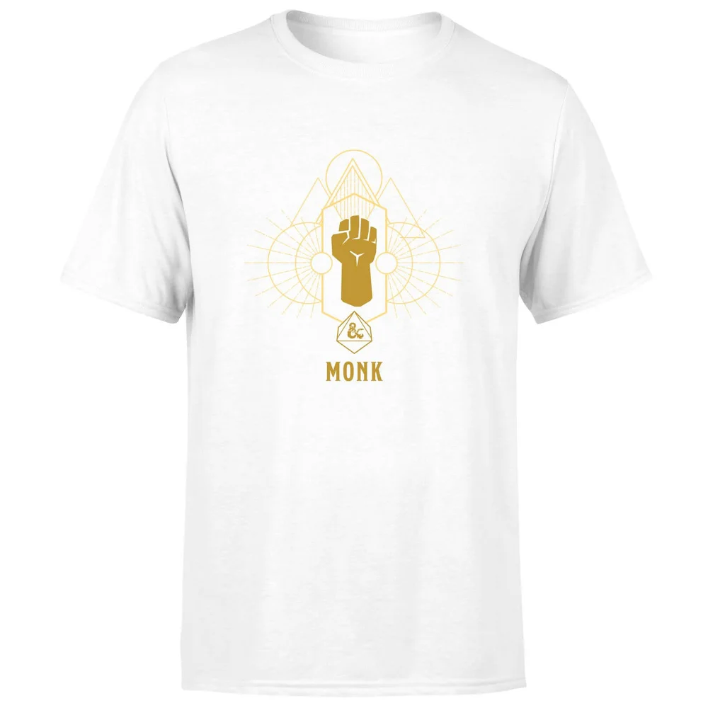 Dungeons & Dragons Monk Men's T-Shirt - Wit - S Afbeelding 1
