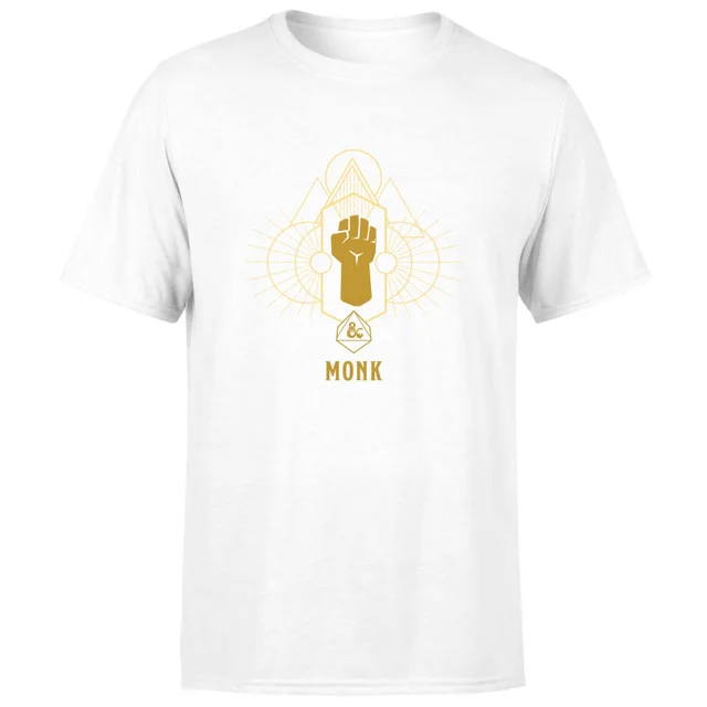 Dungeons & Dragons Monk Men's T-Shirt - Wit