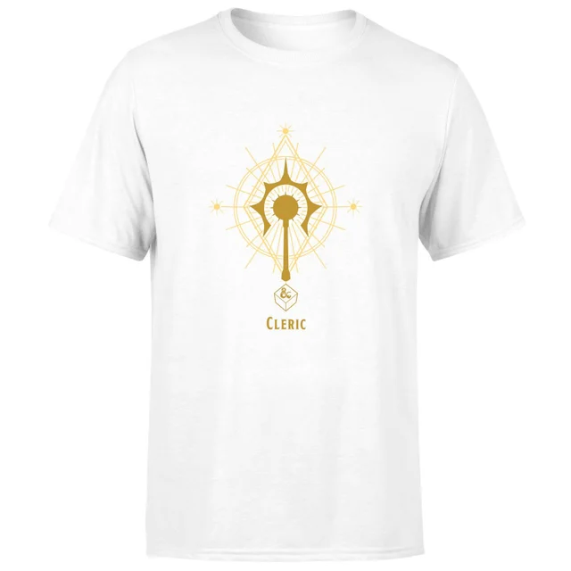 Dungeons & Dragons Cleric Men's T-Shirt - Wit