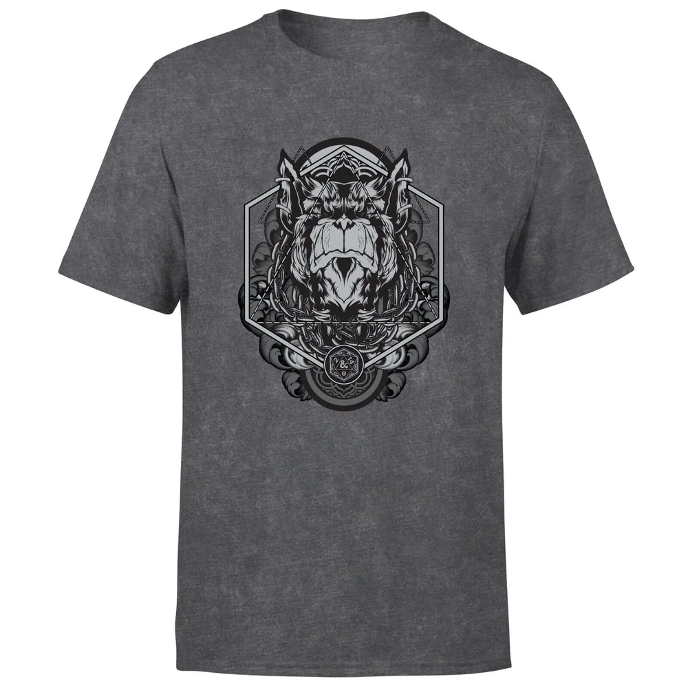 Dungeons & Dragons Bugbear Unisex T-Shirt - Zwart Acid Wash - S Afbeelding 1