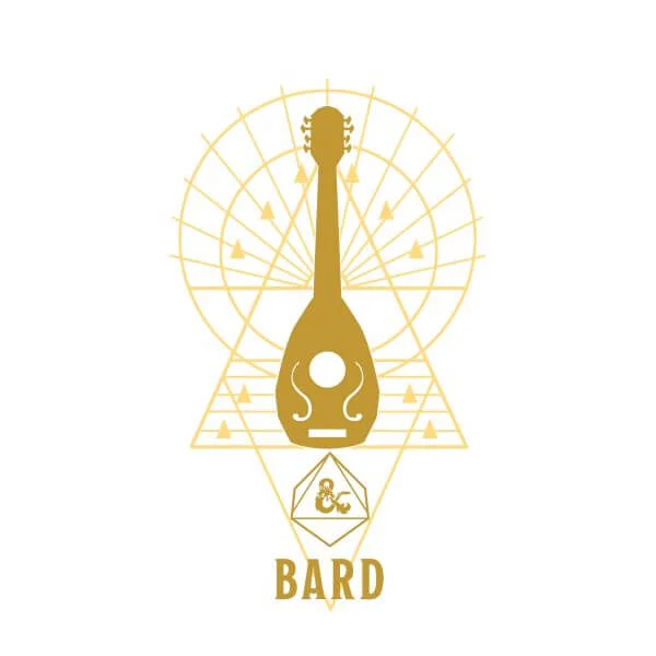 Dungeons & Dragons Bard Women's T-Shirt - Wit