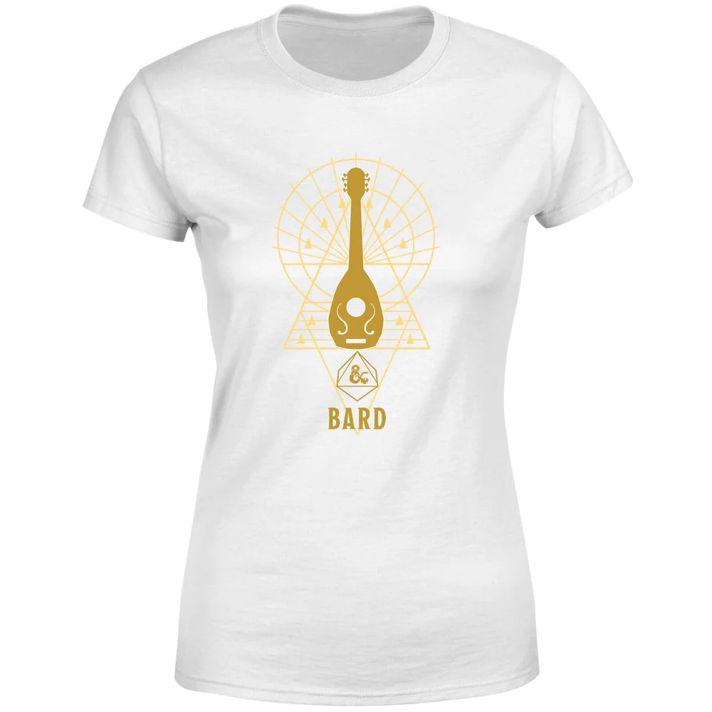 Dungeons & Dragons Bard Women's T-Shirt - Wit - XS Afbeelding 1