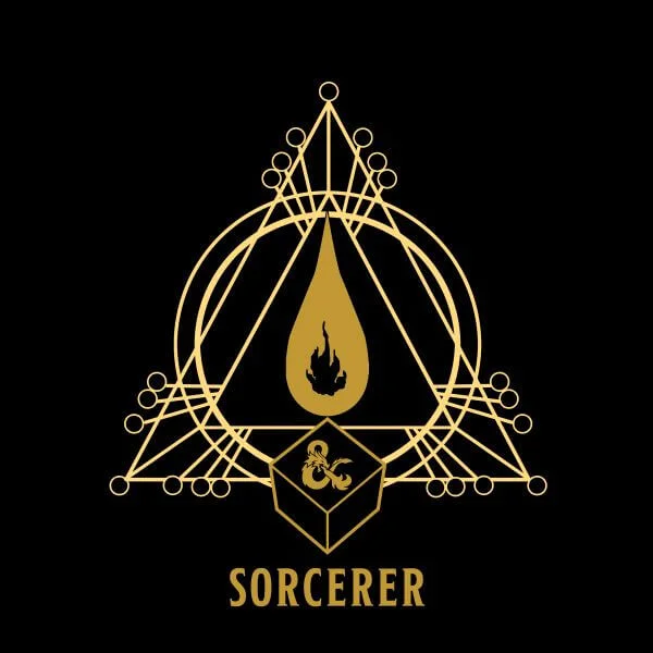 Dungeons & Dragons Sorcerer Women's T-Shirt - Zwart