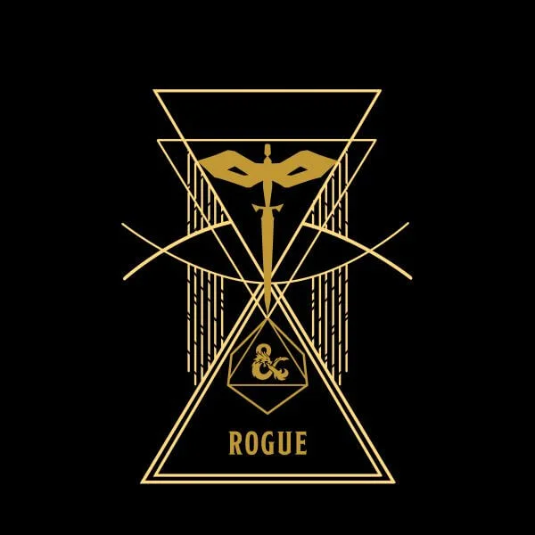 Dungeons & Dragons Rogue Women's T-Shirt - Zwart