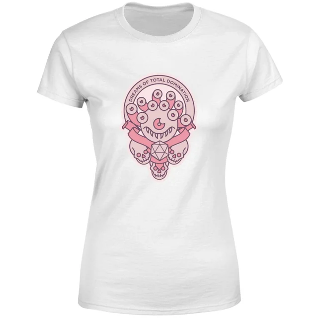 Dungeons & Dragons Beholder Dreams Women's T-Shirt - Wit