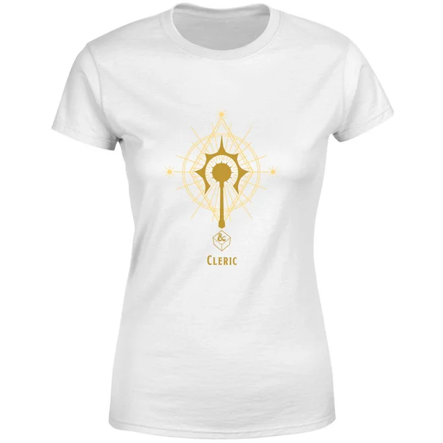 Dungeons & Dragons Cleric Women's T-Shirt - Wit