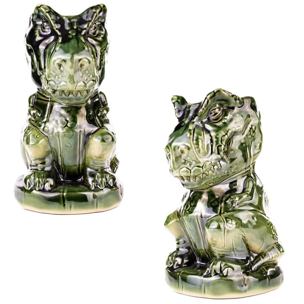 Mondo Jurassic Park T-Rex Isla Nublar Variant Tiki Mok Afbeelding 1